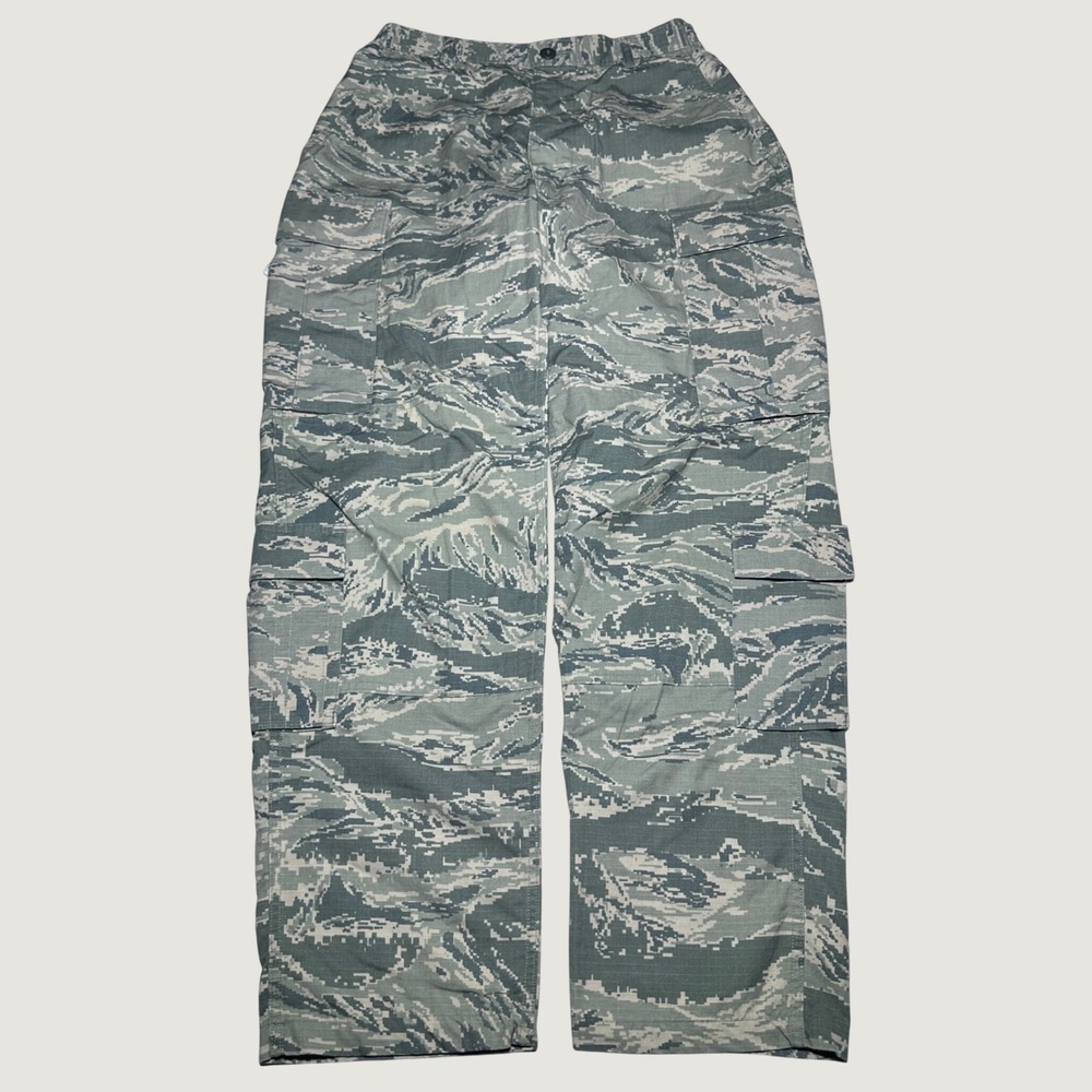 US Air Force Utility Trousers Mens 32R ABU Digital Tiger Stripe Camo Military